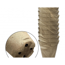 Набор Горшков торфяных круглые ГазонCity 105*100мм с улучш. дном (уп=10шт)