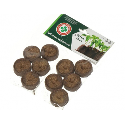 Таблетки торфяные Скорая помощь 27мм (уп=10шт)