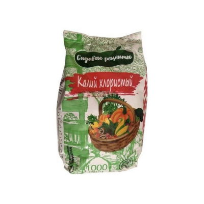 Удобрение Садовые рецепты Калий Хлористый (1кг)