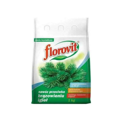 Удобрение FLOROVIT гранул. против побурения Хвои, мешок (1кг)