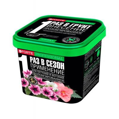 Удобрение BONA FORTE гранул. пролонг. для петуний и бегоний (1л)