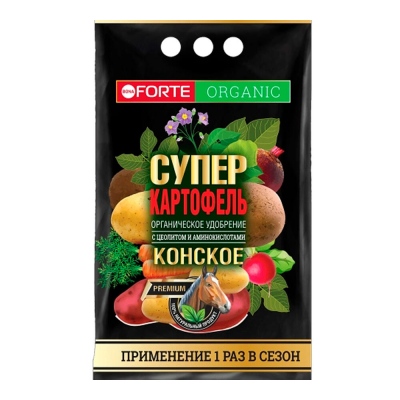 Удобрение Конское Премиум Органическое Супер Картофель BONA FORTE (2кг)