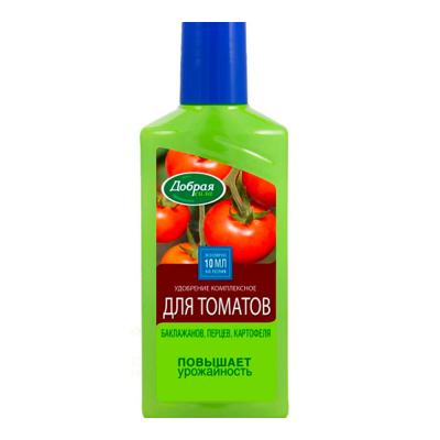 Удобрение ДОБРАЯ СИЛА для томатов, баклажанов, перцев (250мл)