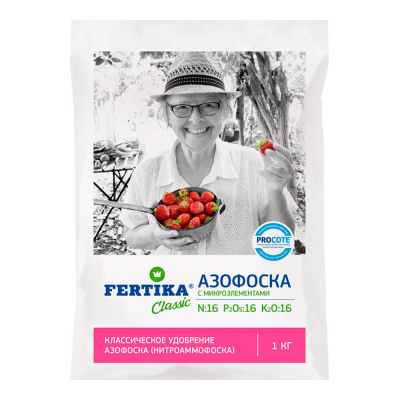 Удобрение Азофоска FERTIKA минеральное с микроэлементами (1кг)