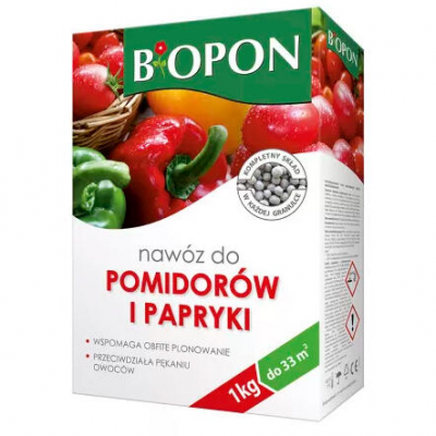 Удобрение БИОПОН для Овощей и рассады. Томаты и перцы минеральное (1кг)