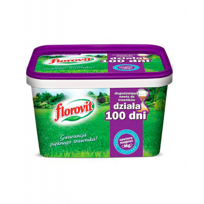 Удобрение FLOROVIT гранул. пролонг. 100 дней для Газона, ведро (4кг)
