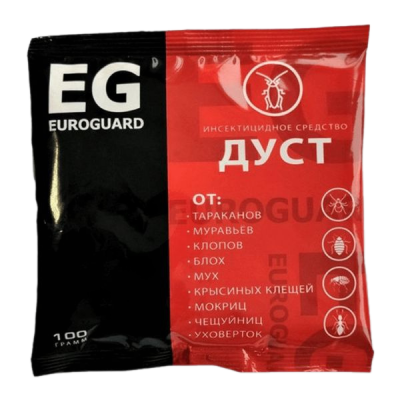 Дуст EUROGUARD от ползающих насекомых (100г)
