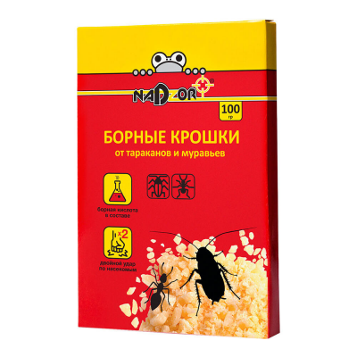 Приманка Nadzor Борные крошки от тараканов и муравьев (100г)