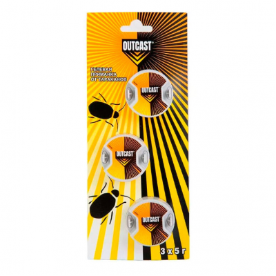 Приманка гелевая OUTCAST от тараканов (3шт*5г)