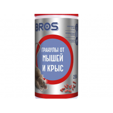 Гранулы от крыс и мышей Bros, родентицид (250г)