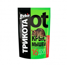 Брикеты тесто-сырные от крыс и мышей Rubit Три кота, родентицид (150г)