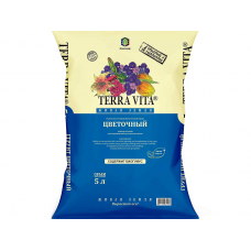 Грунт TERRA VITA ЖИВАЯ ЗЕМЛЯ Цветочный питательный (5л)