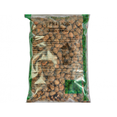 Дренаж керамзитовый РуБелЭко фракция 10-16мм (2л)