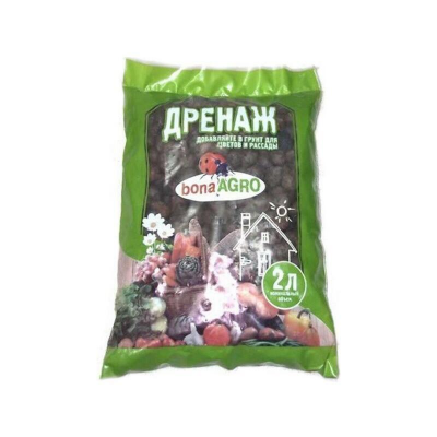 Дренаж керамзитовый bonaAGRO мелкий (2л) 5-10мм