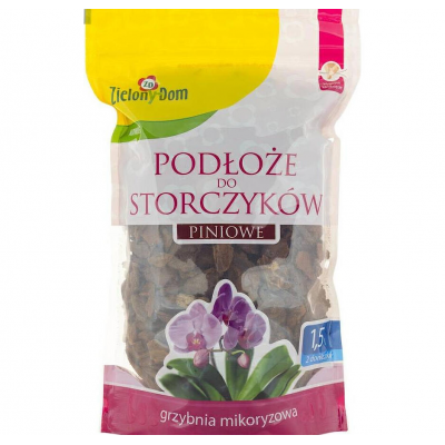 Кора для орхидей Зеленый дом с микоризой (1,5л)