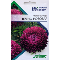 Астра Syringa Темно-розовая крупноцветковая, 30 семян