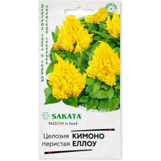 Целозия перистая Кимоно Еллоу, 8 семян (Sakata, Япония)