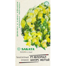 Львиный зев (антирринум) Флорал Шауэрс желтый F1, 7 семян (Sakata, Япония)