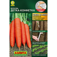 Морковь Детка-конфетка на ленте, 8 м (Аэлита)