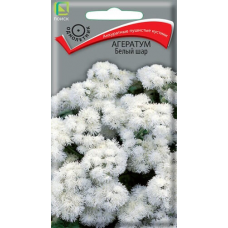 Агератум Белый шар 0,1гр Семена Поиск