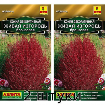 Кохия Живая изгородь бронзовая 0,1гр Семена Аэлита - 2шт