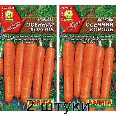 Морковь Осенний король 2гр. Семена Аэлита - 2шт