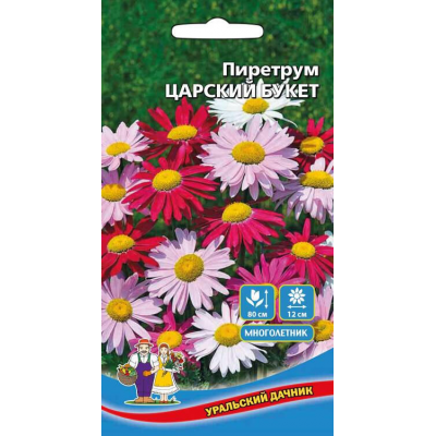 Пиретрум Царский Букет 0,1гр. Семена Уральский дачник