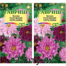 Космея Радужные переливы махровая, 0,1гр. Семена Гавриш - 2шт