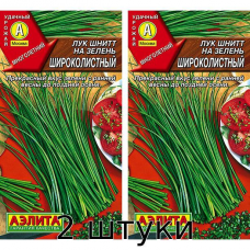 Лук шнитт Широколистный на зелень 0,5гр. Семена Аэлита - 2шт