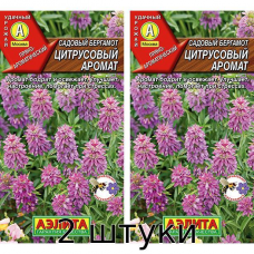 Садовый бергамот Цитрусовый аромат 0,02гр. Семена Аэлита - 2шт