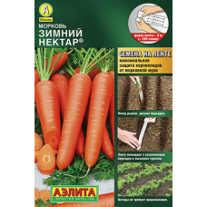 Морковь Зимний нектар на ленте, 8 м. Семена Аэлита