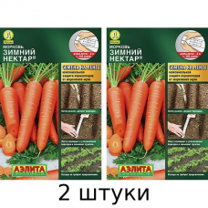 Морковь Зимний нектар на ленте, 8 м. Семена Аэлита - 2шт