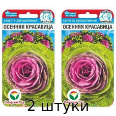 Капуста декоративная Осенняя красавица 10 семян  Сибирский сад - 2шт
